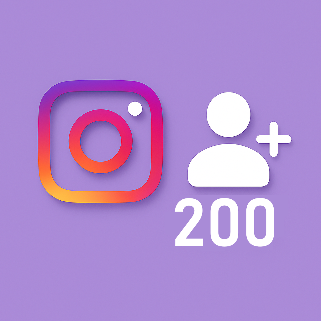 Obserwacje/Follow Instagram - Pakiet 200 obserwujących