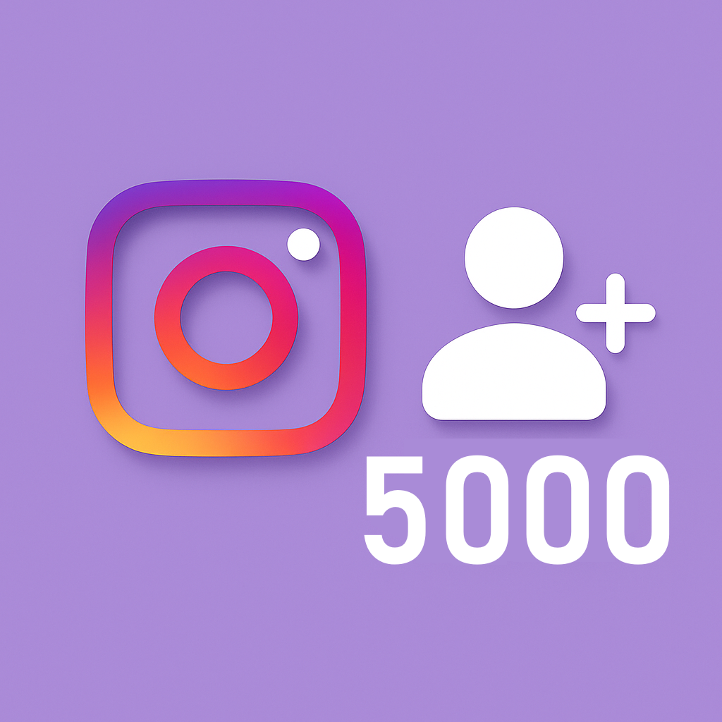 Obserwacje/Follow Instagram - Pakiet 5000 obserwujących