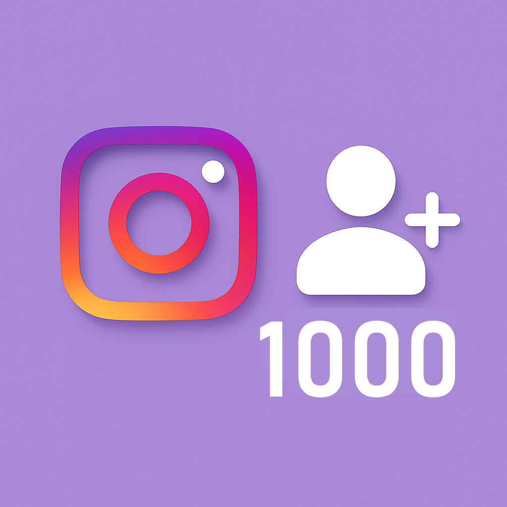 Obserwacje/Follow Instagram - Pakiet 1000 obserwujących