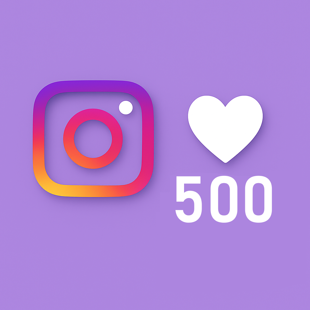 Polubienia/Like Instagram- Pakiet 500 like