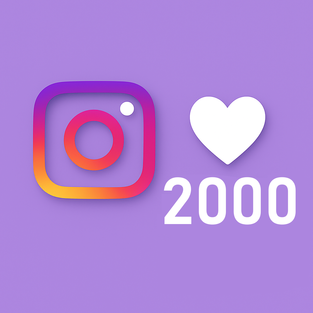 Polubienia/Like Instagram- Pakiet 2000 like