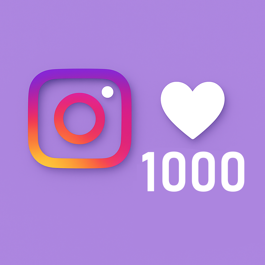 Polubienia/Like Instagram- Pakiet 1000 like